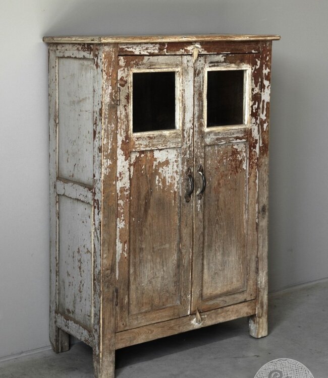 Be-Uniq Unieke Verweerde Kast | India | H100xB65xD33 cm