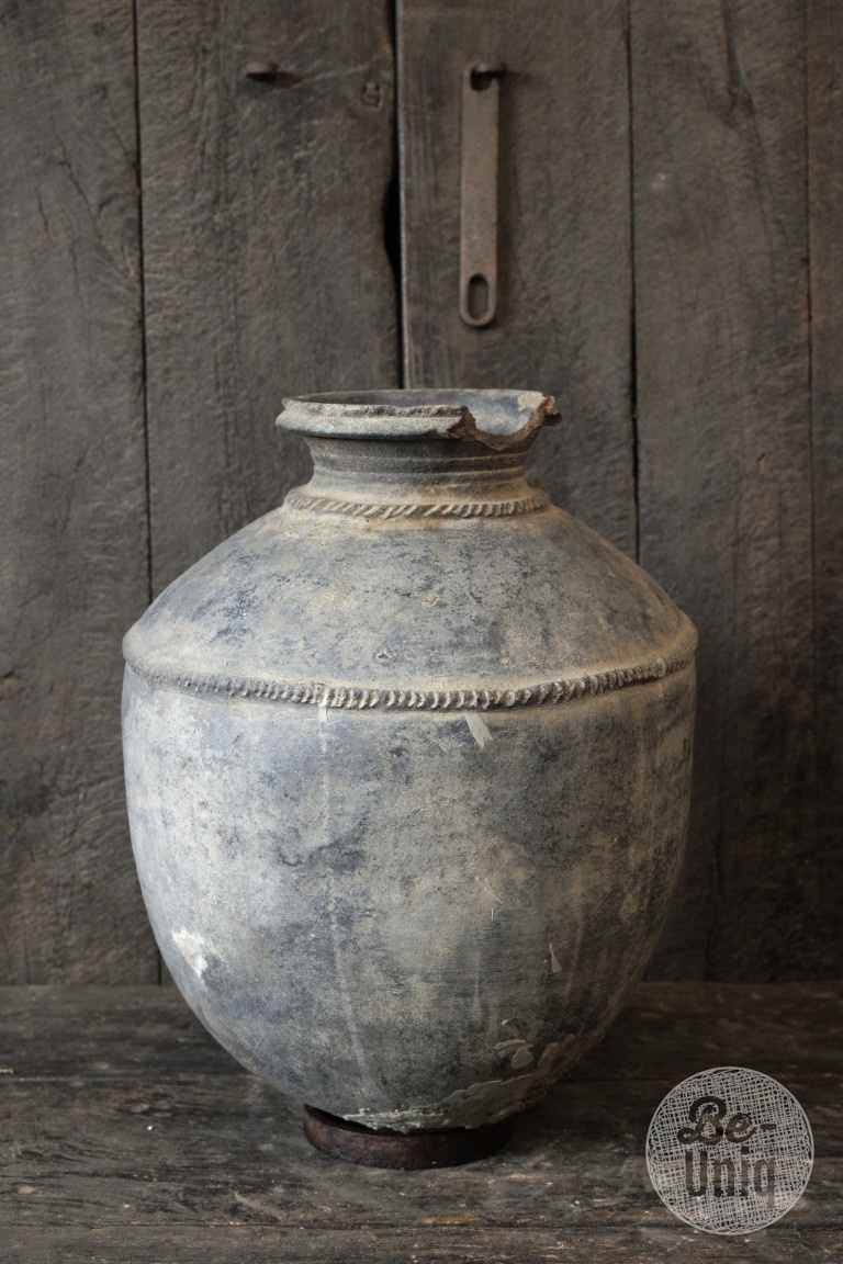 Be-Uniq Authentieke Verweerde Kruik | India | H51xD40 cm