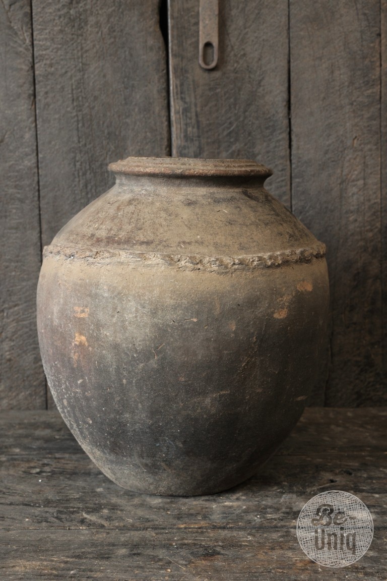 Be-Uniq Authentieke Verweerde Kruik | India | H45xD41 cm