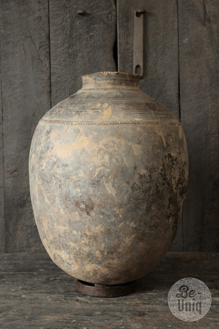 Be-Uniq Authentieke Verweerde Kruik | India | H57xD40 cm