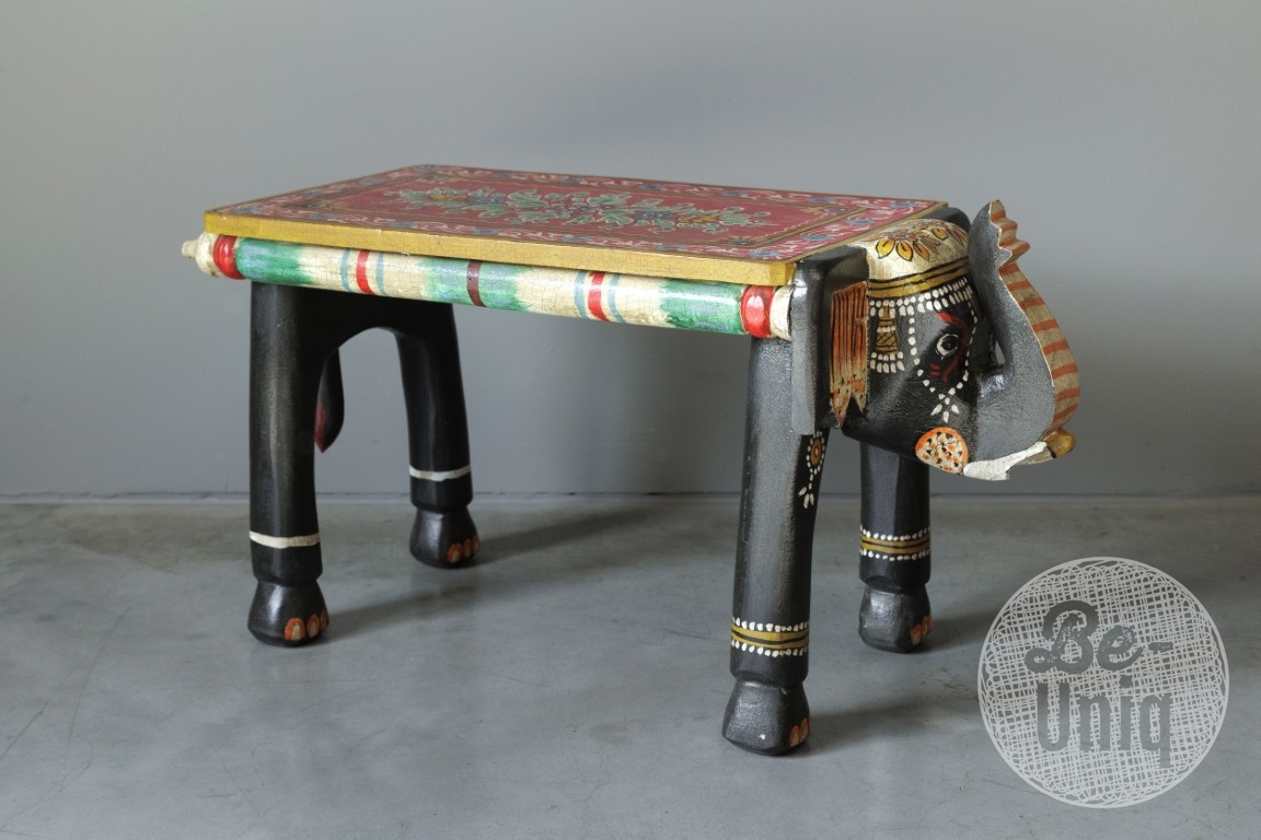 Be-Uniq Bijzettafel Olifant | India | H38 x B73 x D31 cm
