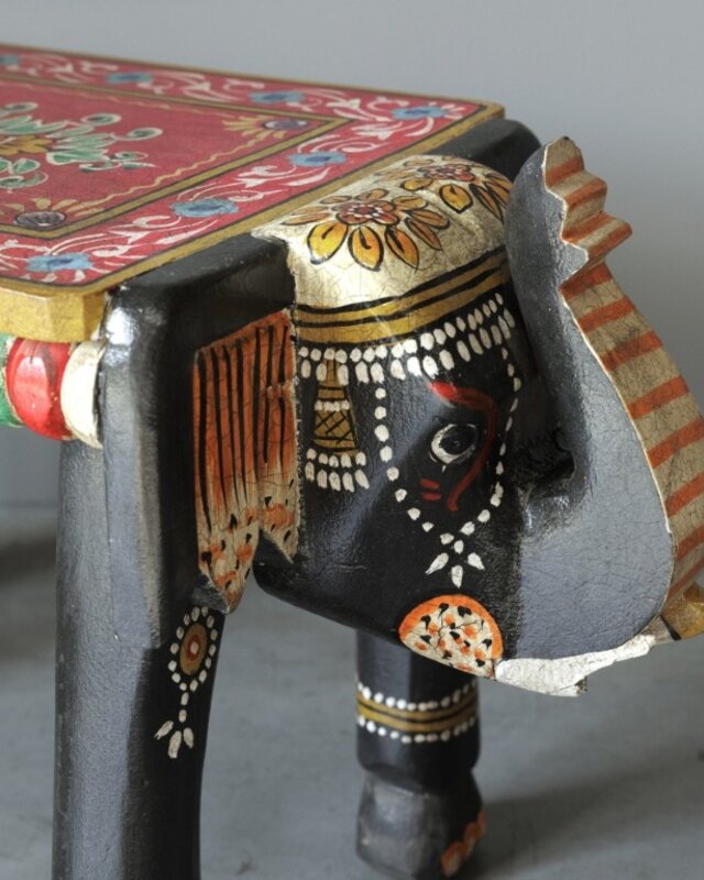 Be-Uniq Bijzettafel Olifant | India | H38 x B73 x D31 cm