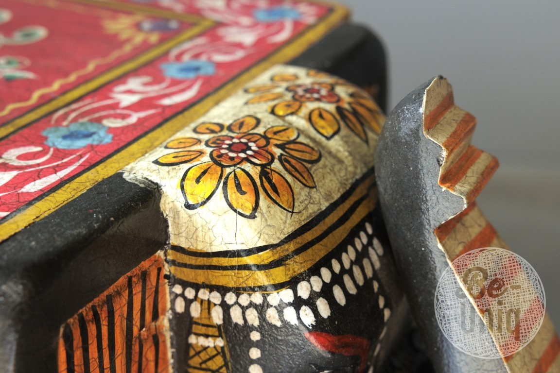 Be-Uniq Bijzettafel Olifant | India | H38 x B73 x D31 cm