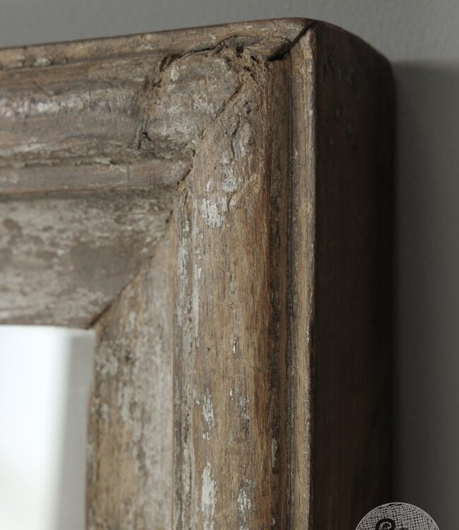 Be-Uniq Spiegel | Verweerde Lijst | India | H124xB60xD6 cm