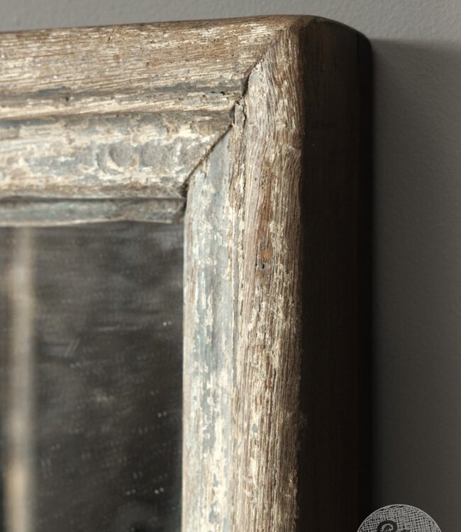 Be-Uniq Spiegel | Authentieke Verweerde Lijst | H124xB60xD6 cm
