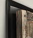 Be-Uniq Authentieke Deur Op Zwarte Sierlijst | India | H186 cm