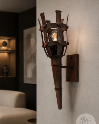 Be-Uniq Wandlamp Kasteel | Rustic | H52xB17xD30 cm