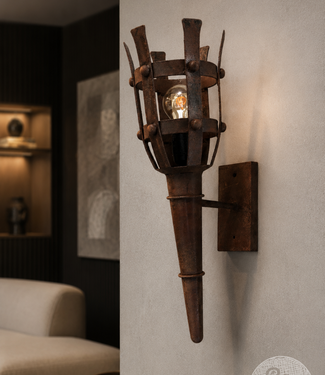 Be-Uniq Wandlamp Kasteel | Rustic | H52xB17xD30 cm