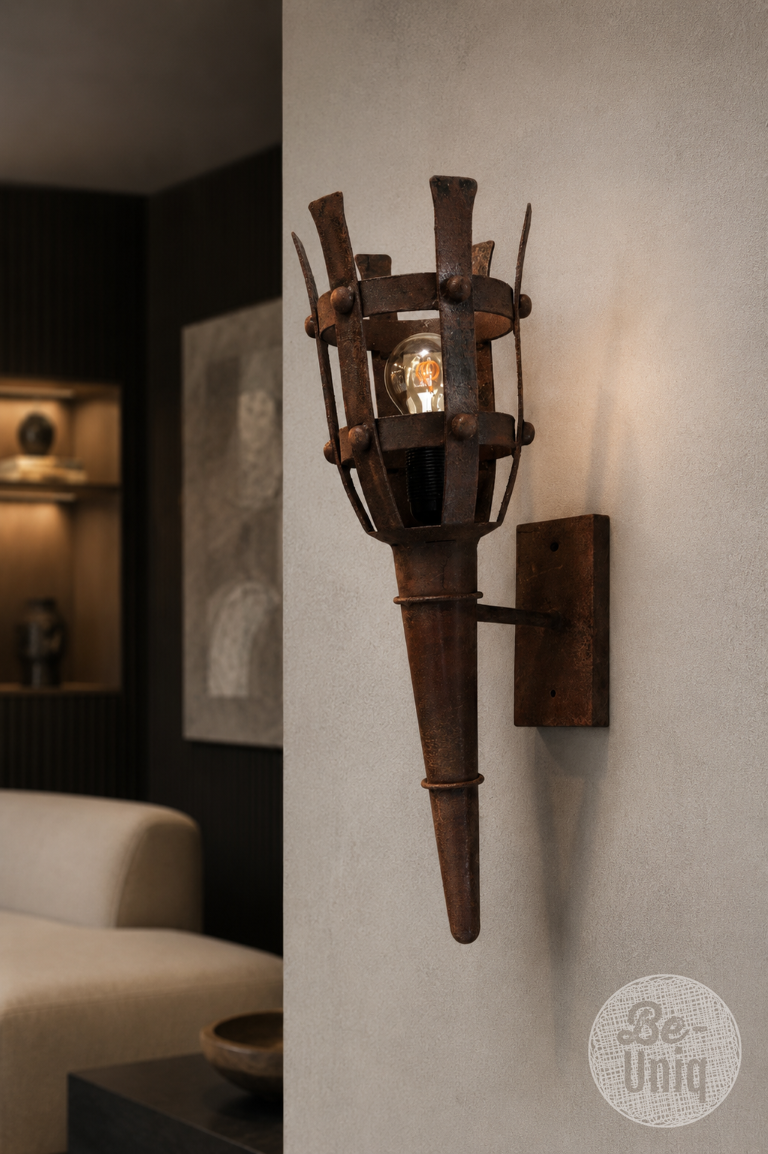 Be-Uniq Wandlamp Kasteel | Rustic | H52xB17xD30 cm