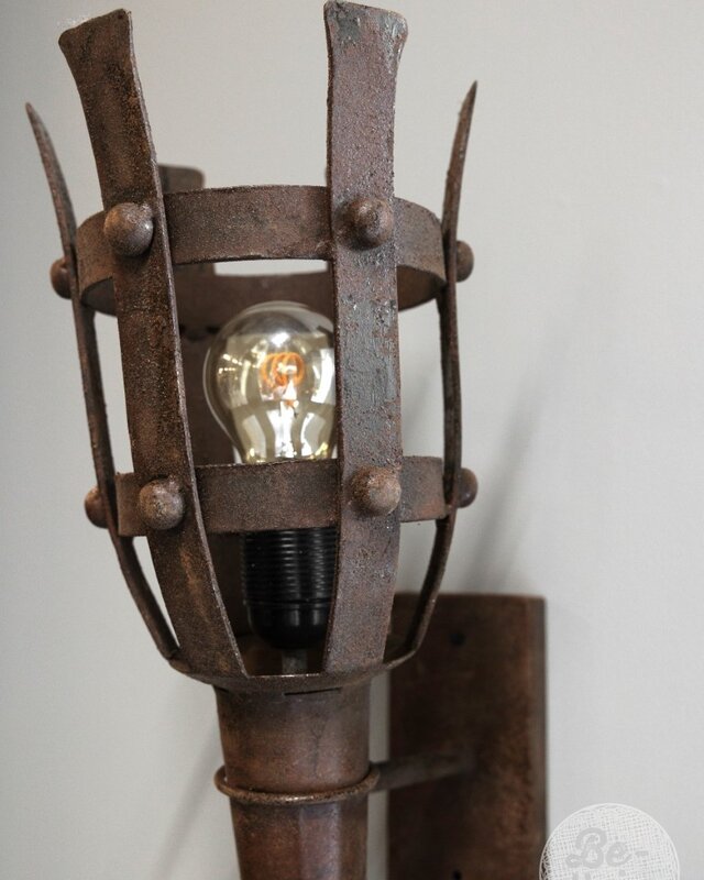 Be-Uniq Wandlamp Kasteel | Rustic | H52xB17xD30 cm
