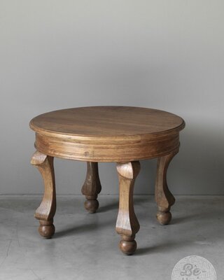 Be-Uniq Unieke Ronde Bijzettafel | India | H45 x D60 cm
