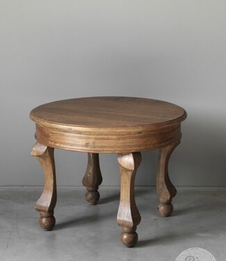 Be-Uniq Unieke Ronde Bijzettafel | India | H45 x D60 cm