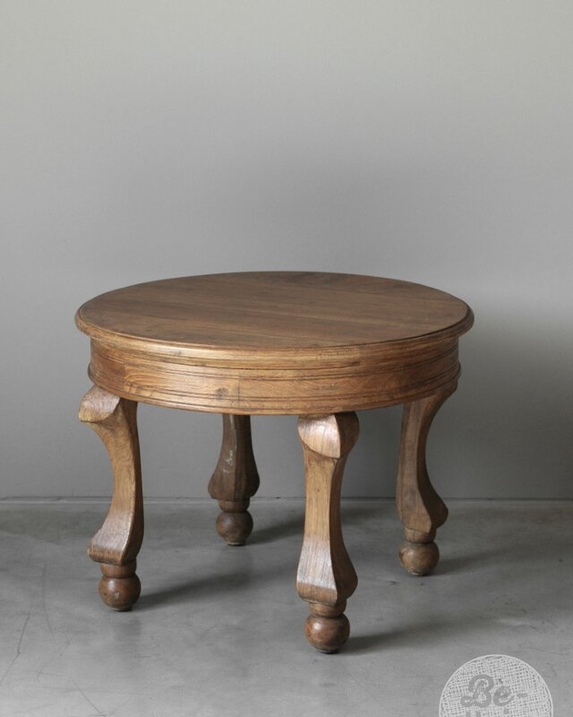 Be-Uniq Unieke Ronde Bijzettafel | India | H45 x D60 cm