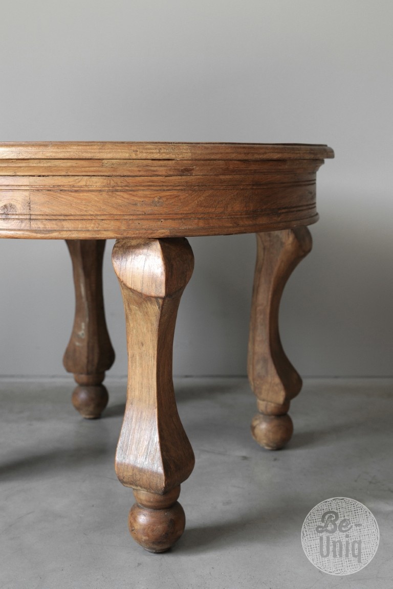 Be-Uniq Unieke Ronde Bijzettafel | India | H45 x D60 cm