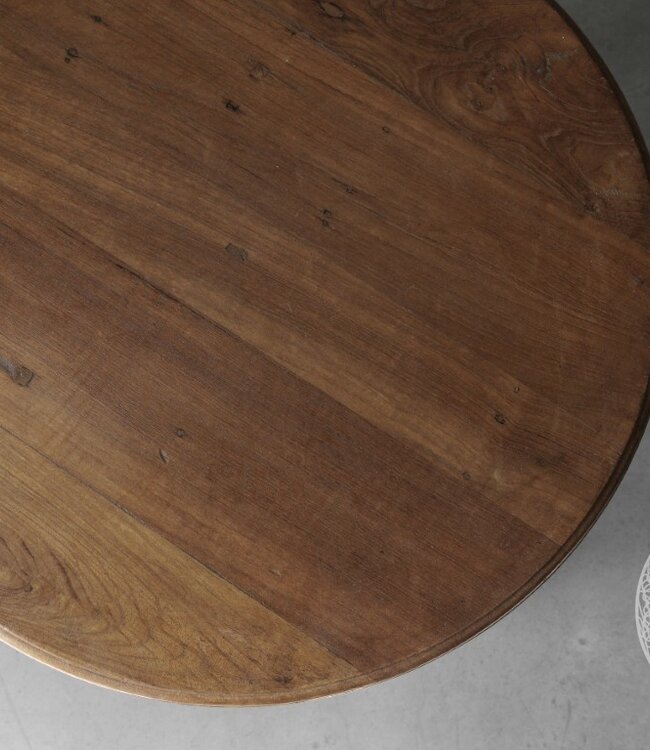 Be-Uniq Unieke Ronde Bijzettafel | India | H45 x D60 cm