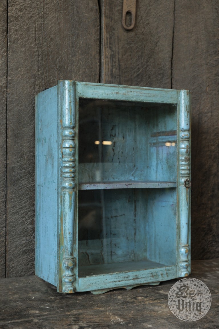 Be-Uniq Authentiek Vitrinekastje | India | H43xB32xD19 cm