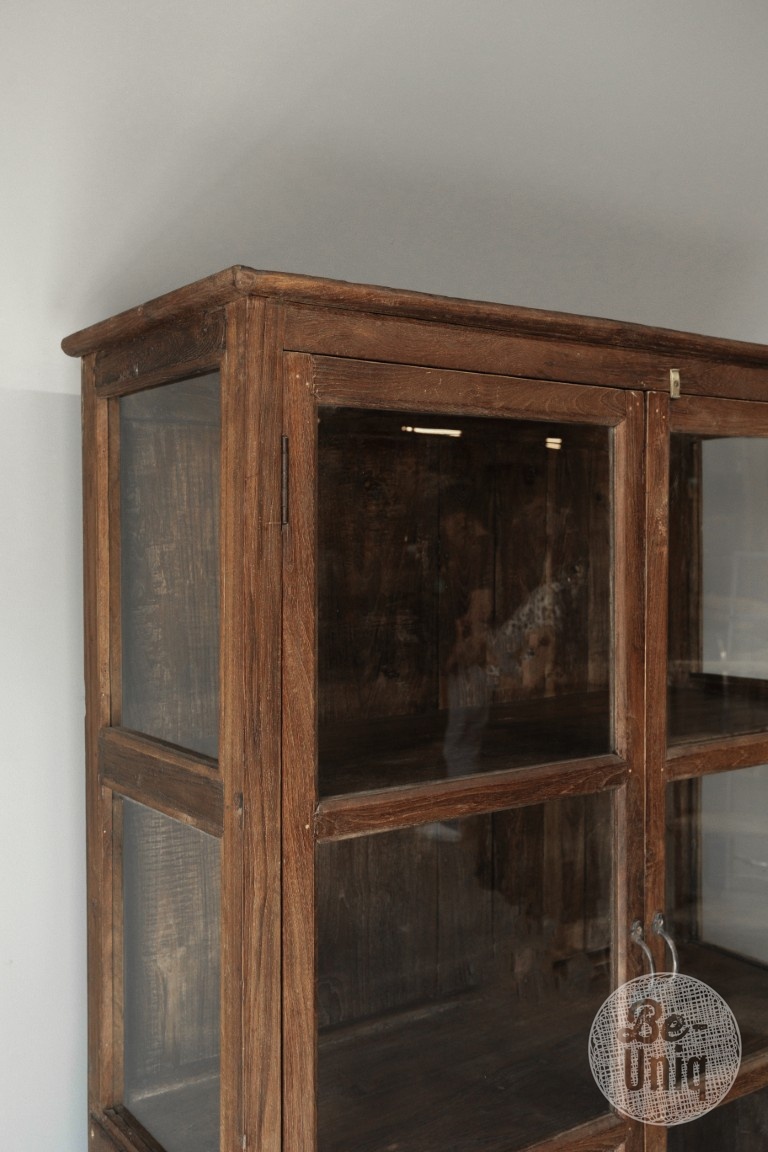 Be-Uniq 4-Deurs Vitrinekast | India | H180xB103xD40 cm