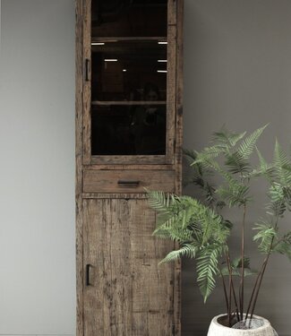 Be-Uniq Vitrinekast Tucson | Rechts | H225xB60xD40 cm