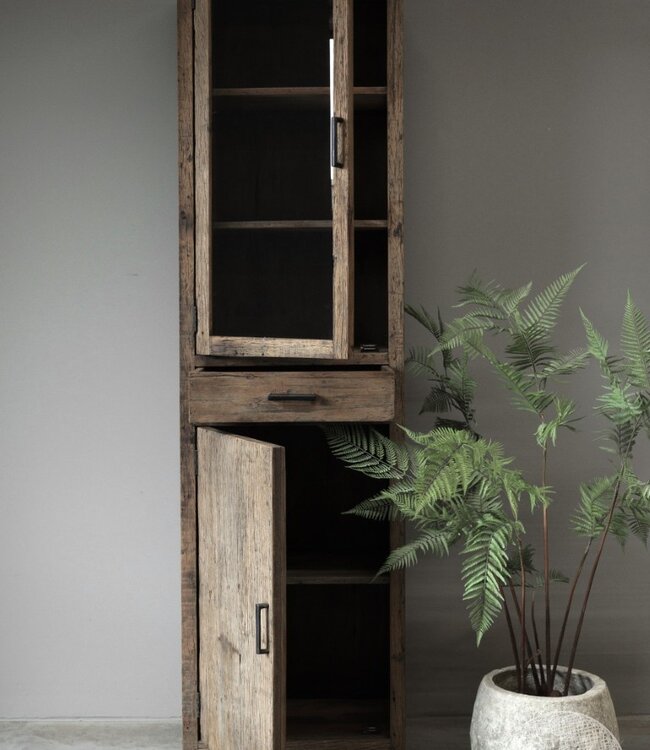 Be-Uniq Vitrinekast Tucson | Links | H225xB60xD40 cm