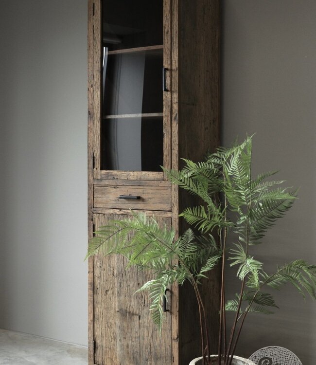 Be-Uniq Vitrinekast Tucson | Links | H225xB60xD40 cm