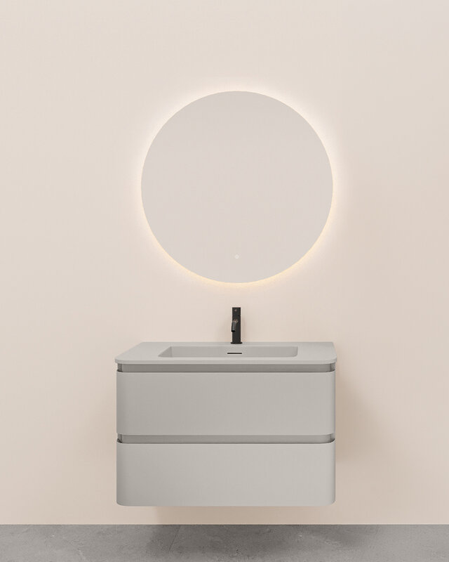 Rene Houtman Badkamermeubel Novira | Mat Zand | 100 cm | Stel Samen