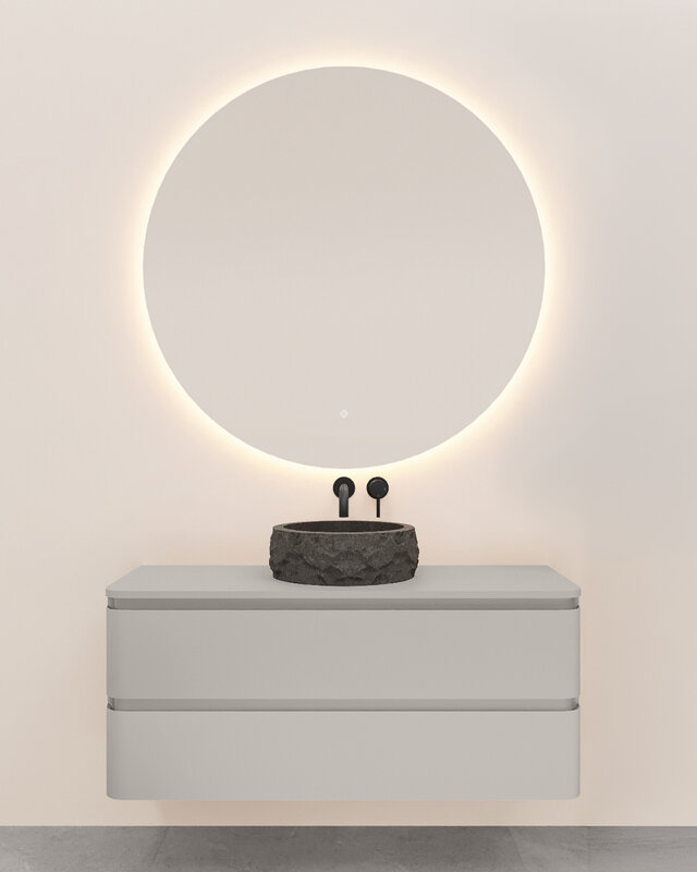 Rene Houtman Badkamermeubel Novira | Mat Zand | 120 cm | Stel Samen