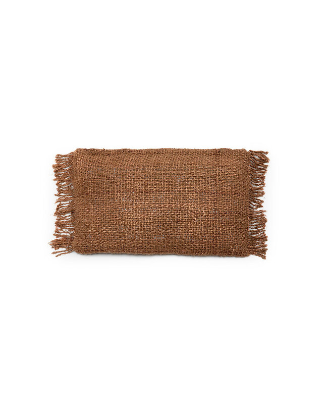 Bazar Bizar Antwerp De Oh My Gee kussenhoes - bruin - 30x50 cm