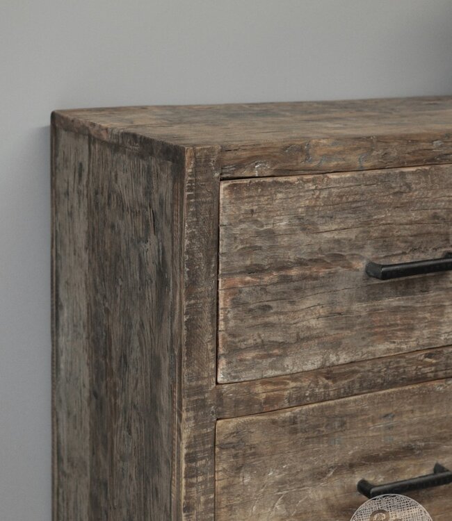 Be-Uniq Oude Houten Kast | Limited Edition | H90xB110xD45 cm