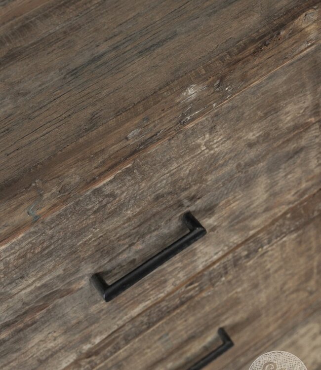 Be-Uniq Oude Houten Kast | Limited Edition | H90xB110xD45 cm