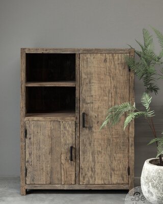 Be-Uniq Oude Houten Kast | Limited Edition | H120xB90xD45 cm