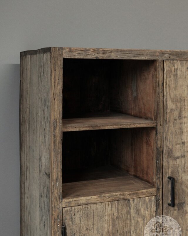 Be-Uniq Oude Houten Kast | Limited Edition | H120xB90xD45 cm