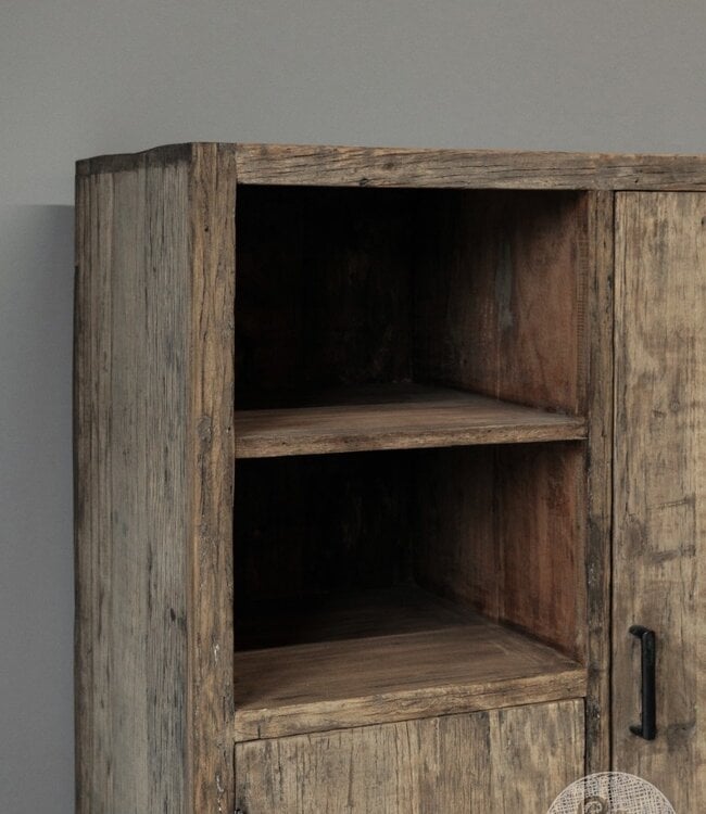 Be-Uniq Oude Houten Kast | Limited Edition | H120xB90xD45 cm
