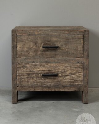 Be-Uniq Ladekastje Oud Hout | Limited Edition | H60xB60xD40 cm