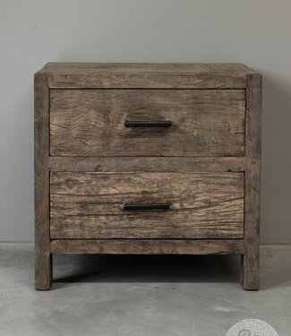 Be-Uniq Ladekastje Oud Hout | Limited Edition | H60xB60xD40 cm