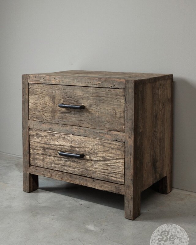 Be-Uniq Ladekastje Oud Hout | Limited Edition | H60xB60xD40 cm