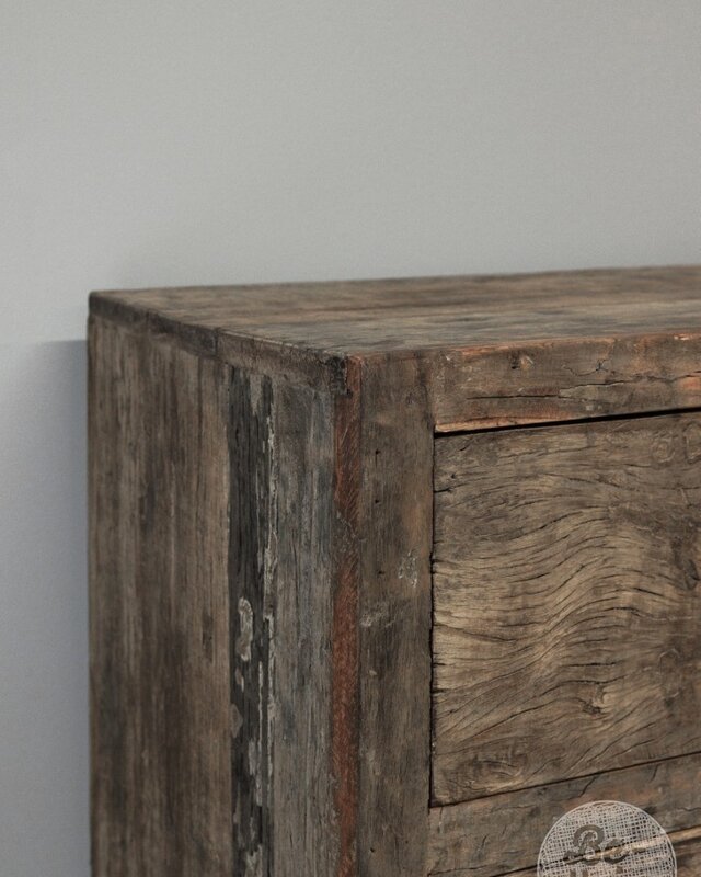 Be-Uniq Ladekastje Oud Hout | Limited Edition | H60xB60xD40 cm