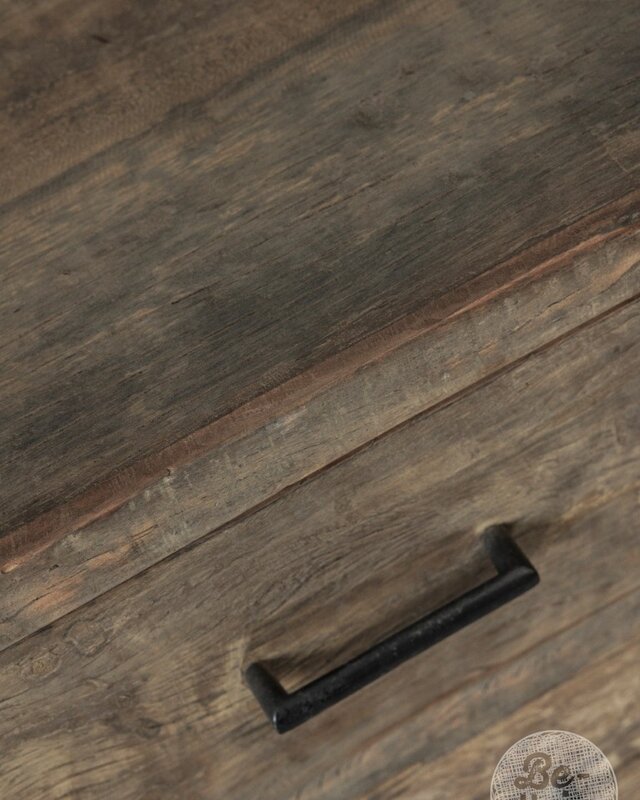Be-Uniq Ladekastje Oud Hout | Limited Edition | H60xB60xD40 cm