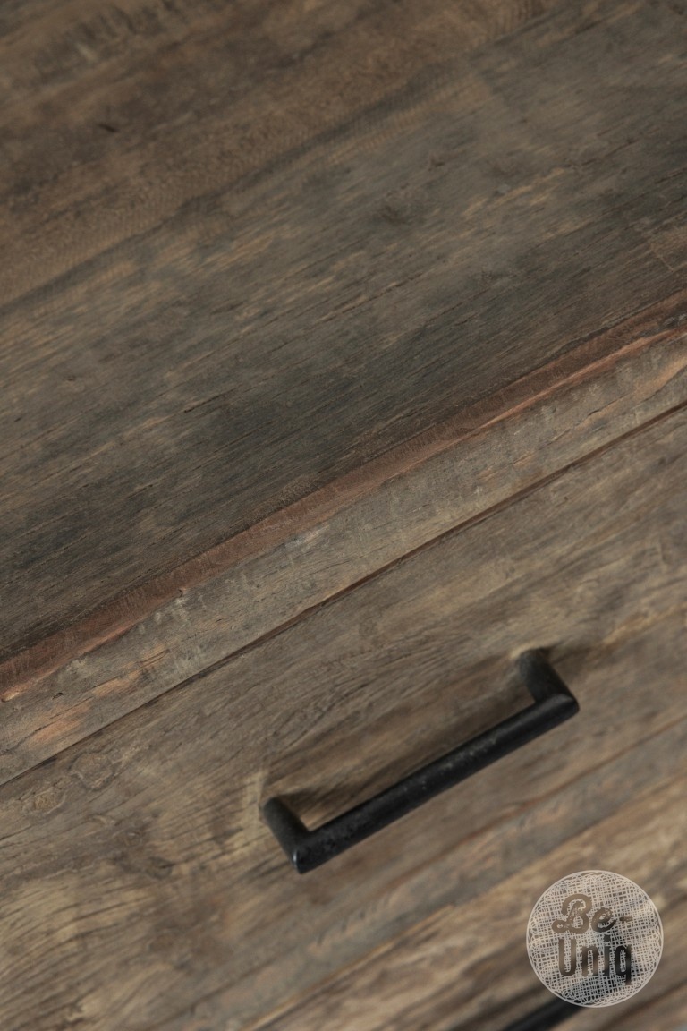 Be-Uniq Ladekastje Oud Hout | Limited Edition | H60xB60xD40 cm