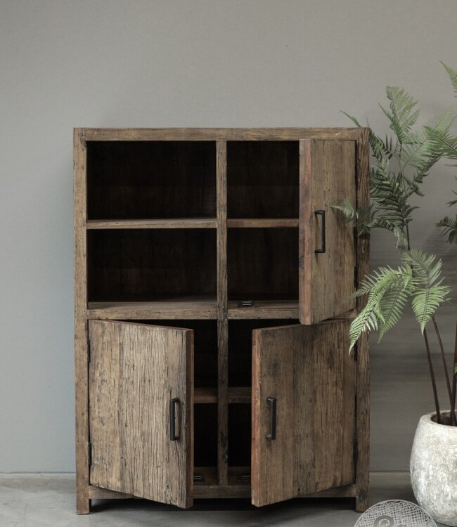 Be-Uniq Oude Houten Kast | Limited Edition | H120xB90xD45 cm