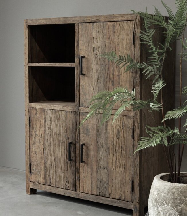 Be-Uniq Oude Houten Kast | Limited Edition | H120xB90xD45 cm