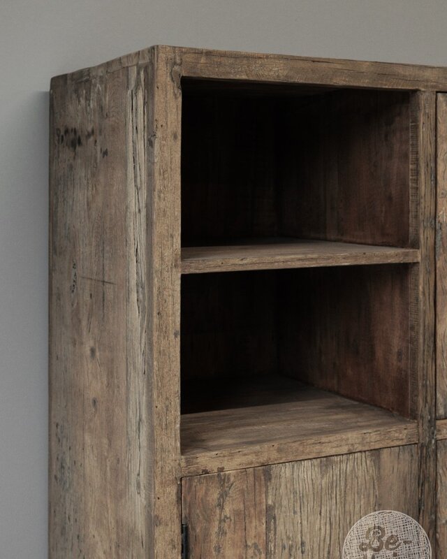 Be-Uniq Oude Houten Kast | Limited Edition | H120xB90xD45 cm