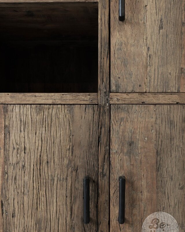 Be-Uniq Oude Houten Kast | Limited Edition | H120xB90xD45 cm