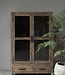 Be-Uniq Vitrinekast Oud Hout | Limited Edition | H140xB90xD45 cm