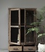 Be-Uniq Vitrinekast Oud Hout | Limited Edition | H140xB90xD45 cm