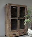 Be-Uniq Vitrinekast Oud Hout | Limited Edition | H140xB90xD45 cm