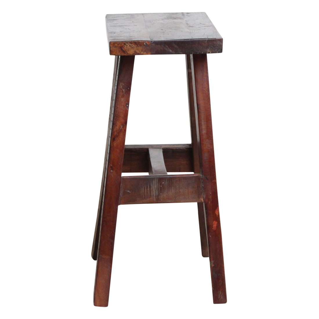 Raw Materials Amsterdam Factory Bushalte Bank | Medium | Bruin | L45 x B20 x H50 cm