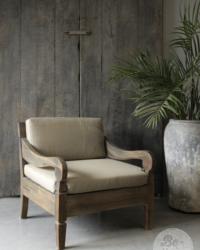 Be-Uniq Outdoor Fauteuil | Teak | Indonesië | H82xB76xD81 cm