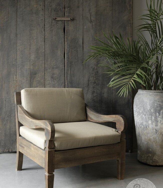 Be-Uniq Outdoor Fauteuil | Teak | Indonesië | H82xB76xD81 cm