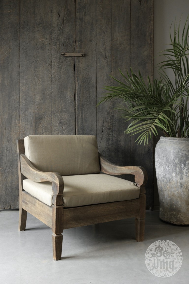Be-Uniq Outdoor Fauteuil | Teak | Indonesië | H82xB76xD81 cm