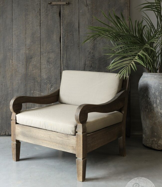 Be-Uniq Outdoor Fauteuil | Teak | Indonesië | H82xB76xD81 cm